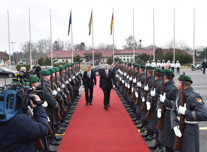 President Ilham Aliyev`s visit to Germany ended (PHOTO)