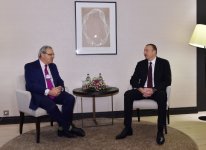 President Ilham Aliyev met the CEO of Gaz de France Suez