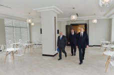 Президент Ильхам Алиев ознакомился с ходом строительных работ в отеле «Агсарай» в Мингячевире (ФОТО)