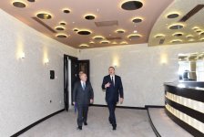 Президент Ильхам Алиев ознакомился с ходом строительных работ в отеле «Агсарай» в Мингячевире (ФОТО)