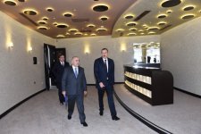 Президент Ильхам Алиев ознакомился с ходом строительных работ в отеле «Агсарай» в Мингячевире (ФОТО)
