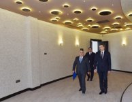 Президент Ильхам Алиев ознакомился с ходом строительных работ в отеле «Агсарай» в Мингячевире (ФОТО)