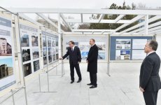 Ильхам Алиев ознакомился с работами, проведенными в парке Гейдара Алиева в Мингячевире (ФОТО)