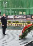 Президент Азербайджана принял участие в церемонии поминовения памяти жертв Ходжалинской трагедии (ФОТО)