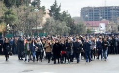 Azerbaijani public commemorates Khojaly genocide victims (PHOTO)