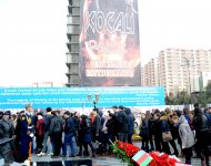 Azerbaijani public commemorates Khojaly genocide victims (PHOTO)