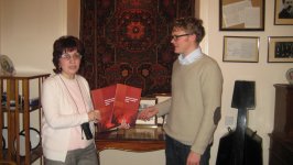 Уникальная рукопись передана Дому-музею Ростроповичей в Баку (ФОТО)
