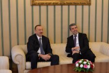 Azerbaijani, Bulgarian presidents hold one-on-one meeting (PHOTO)
