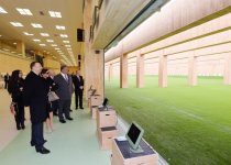 Президент Ильхам Алиев и его супруга приняли участие в открытии  Бакинского центра стендовой стрельбы (ФОТО)