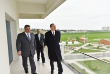 Президент Ильхам Алиев и его супруга приняли участие в открытии  Бакинского центра стендовой стрельбы (ФОТО)