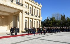 В Баку состоялась церемония официальной встречи Президента Пакистана (ФОТО)