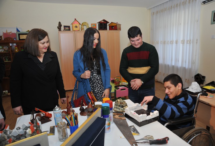 Vice-president of Heydar Aliyev Foundation Leyla Aliyeva visits several boarding schools on the eve of Novruz Holiday (PHOTO)