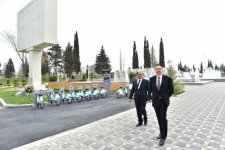 President Ilham Aliyev attends opening of park-boulevard named after Heydar Aliyev in Barda