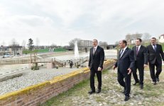 President Ilham Aliyev attends opening of park-boulevard named after Heydar Aliyev in Barda