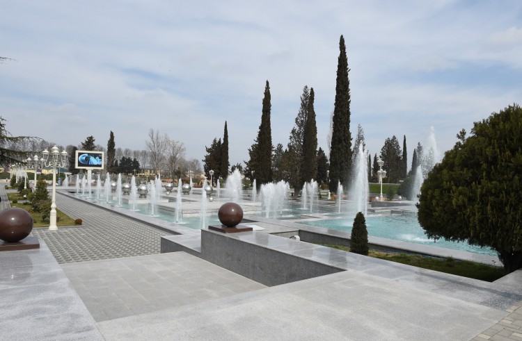 President Ilham Aliyev attends opening of park-boulevard named after Heydar Aliyev in Barda