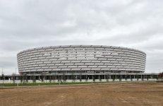 President Ilham Aliyev, his spouse attend opening of Baku Olympic Stadium (PHOTO)