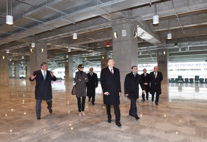 President Ilham Aliyev, his spouse attend opening of Baku Olympic Stadium (PHOTO)