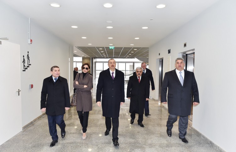 President Ilham Aliyev, his spouse attend opening of Baku Olympic Stadium (PHOTO)