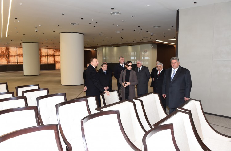 President Ilham Aliyev, his spouse attend opening of Baku Olympic Stadium (PHOTO)