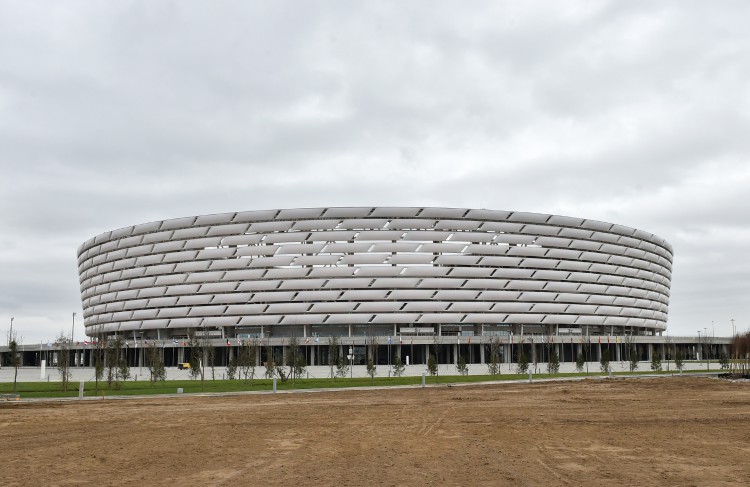 President Ilham Aliyev, his spouse attend opening of Baku Olympic Stadium (PHOTO)