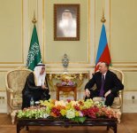 Состоялась встреча Ильхама Алиева с министром нефти и минералов Саудовской Аравии