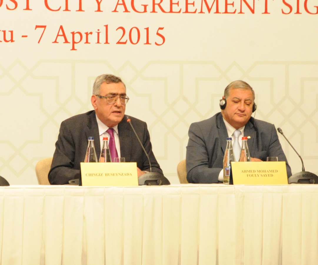 Ceremony of signing contract to hold IV Islamiada in Azerbaijan takes place (PHOTO)