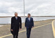 Президент Азербайджана ознакомился с региональной автодорогой после реконструкции (ФОТО)