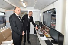 Президент Ильхам Алиев ознакомился с новыми поездами Бакинского метрополитена (ФОТО)