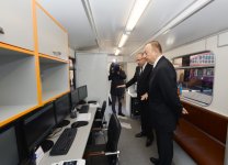 Президент Ильхам Алиев ознакомился с новыми поездами Бакинского метрополитена (ФОТО)