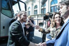 Все внимание СМИ приковано к Эльнуру Гусейнову: визит в Амстердам (ФОТО)