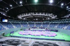 Ilham Aliyev, his spouse review Heydar Aliyev Sports Palace after major overhaul (PHOTO)