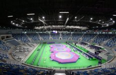 Ilham Aliyev, his spouse review Heydar Aliyev Sports Palace after major overhaul (PHOTO)