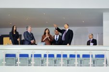 Ilham Aliyev, his spouse review Heydar Aliyev Sports Palace after major overhaul (PHOTO)