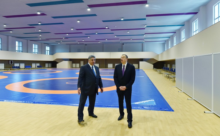 Ilham Aliyev, his spouse review Heydar Aliyev Sports Palace after major overhaul (PHOTO)