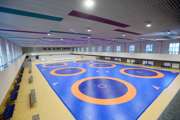 Ilham Aliyev, his spouse review Heydar Aliyev Sports Palace after major overhaul (PHOTO)