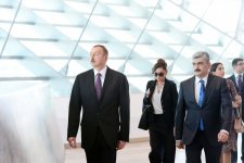 Президент Ильхам Алиев и его супруга приняли участие в открытии Бакинского конгресс-центра (ФОТО)