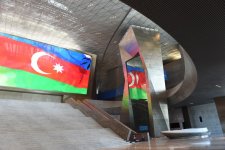 Президент Ильхам Алиев и его супруга приняли участие в открытии Бакинского конгресс-центра (ФОТО)