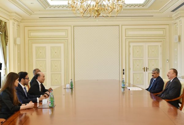 Azerbaijani president receives IMF delegation