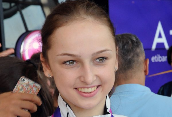Azerbaijani Baku 2015 silver medalist dedicates her victory to Azerbaijan