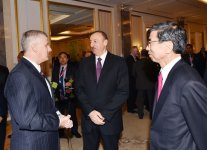Azerbaijani president, his spouse attending opening of session of ADB Board of Governors meeting in Baku