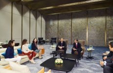 Azerbaijani president, his spouse attending opening of session of ADB Board of Governors meeting in Baku