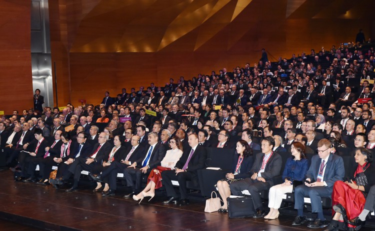 Azerbaijani president, his spouse attending opening of session of ADB Board of Governors meeting in Baku