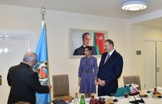 Ilham Aliyev, his spouse inaugurate new office building of Organization of Veterans of War, Labor and Armed Forces