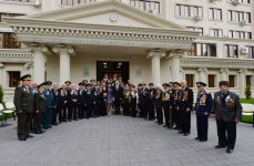 Ilham Aliyev, his spouse inaugurate new office building of Organization of Veterans of War, Labor and Armed Forces