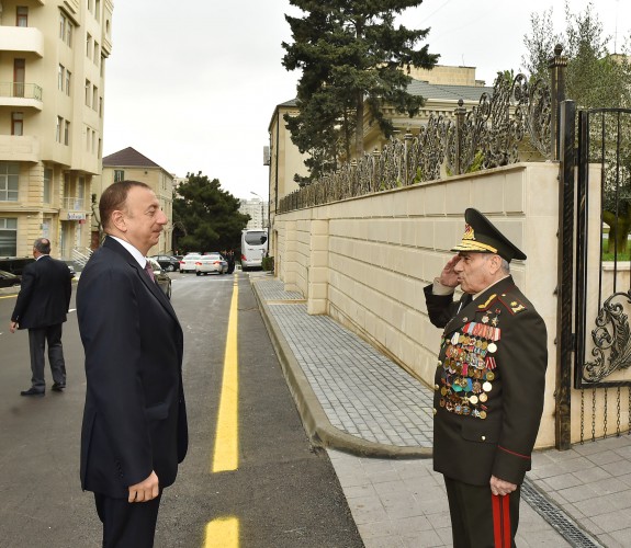 Ilham Aliyev, his spouse inaugurate new office building of Organization of Veterans of War, Labor and Armed Forces