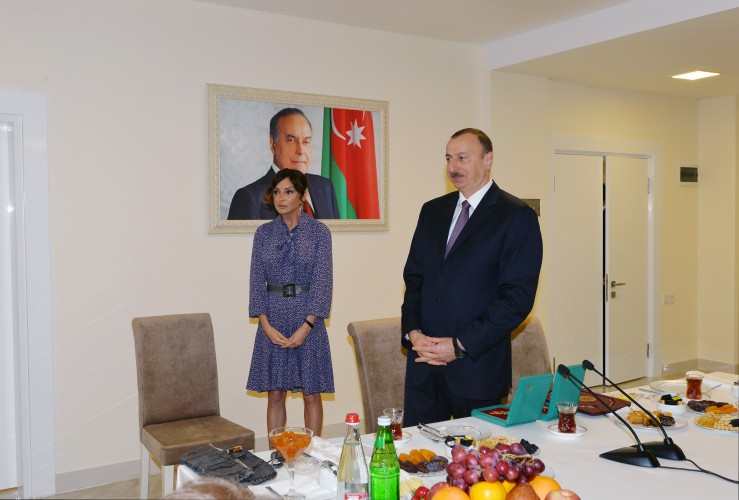 Ilham Aliyev, his spouse inaugurate new office building of Organization of Veterans of War, Labor and Armed Forces