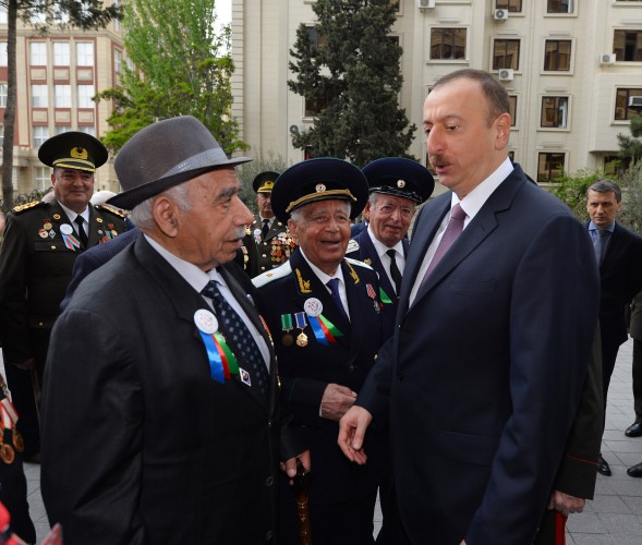 Ilham Aliyev, his spouse inaugurate new office building of Organization of Veterans of War, Labor and Armed Forces