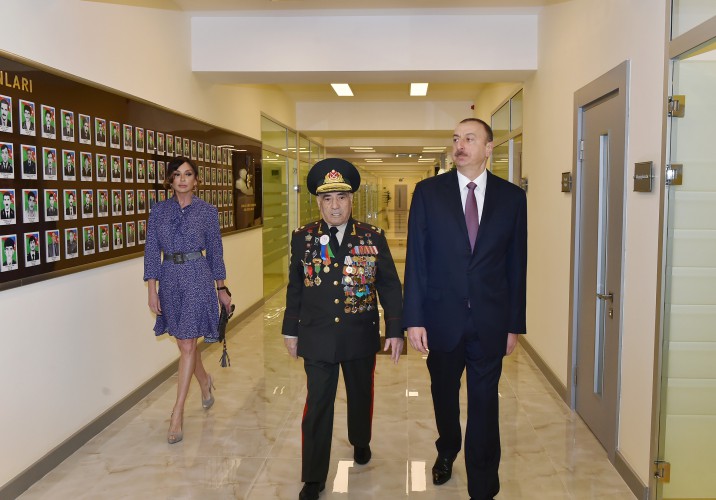 Ilham Aliyev, his spouse inaugurate new office building of Organization of Veterans of War, Labor and Armed Forces