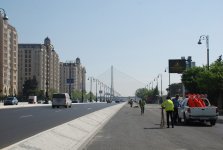 Завтра откроется второстепенная дорога одного из крупных проспектов Баку