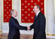 Президент Ильхам Алиев и его супруга приняли участие в праздничных мероприятиях в Москве по случаю 70-летия Победы (ФОТО)